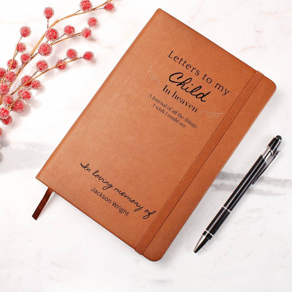 Baby Loss Memorial Personalized Journal – Miscarry Infant Loss Gifts – view 7