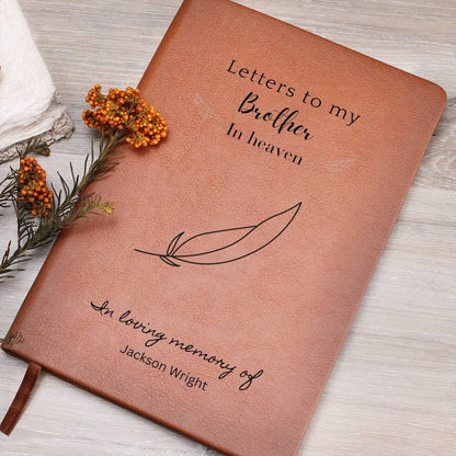 Loss Of Brother Grief Journal Memorial gift Brother