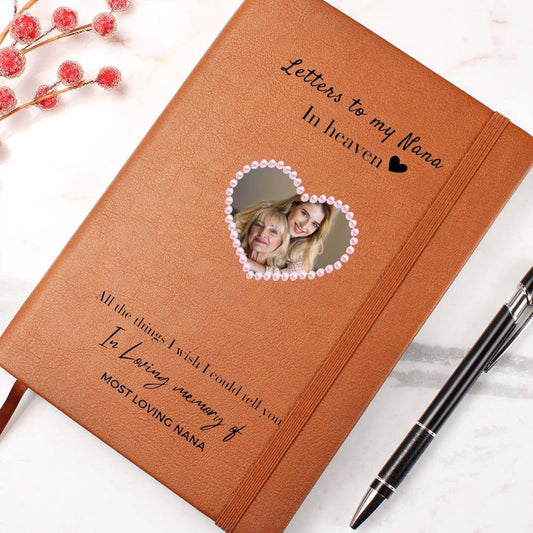 Letters to my nana in heaven, grandma memorial journal, loss of nana gift, grandparents memorial, grandma in heaven, grandpa memorial, gigi