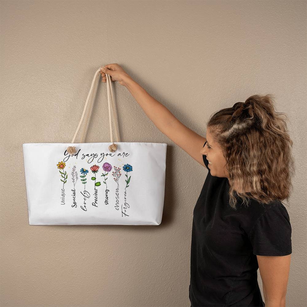 Christian Tote bag, Gifts for Christian women, girls tote bag, Bible study, Bible Bag, Jesus Tote Bag, Christian Mom tote Mother's day gift