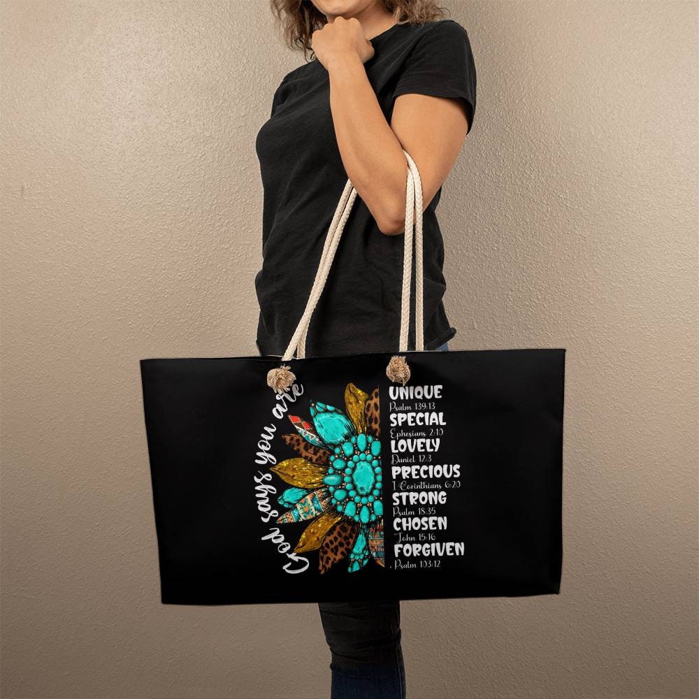 Floral Christian Mom Tote bag, Bible verse tote, Gifts for Christian women, religious tote bag, girls Christian gifts, Jesus Tote Bag