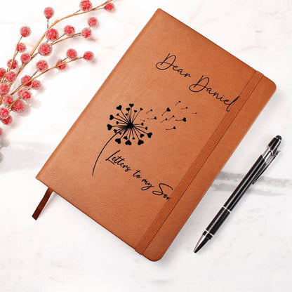 Letters to My Son Personalized Leather Journal – Keepsake Gift for Son – view 6