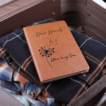 Letters to My Son Personalized Leather Journal – Keepsake Gift for Son – view 4