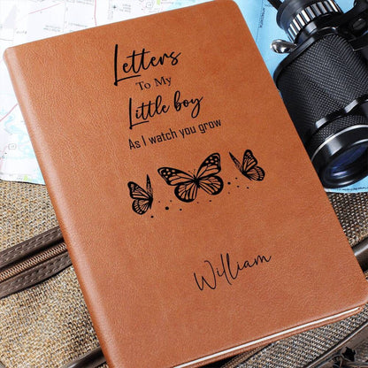 Letters To My Little boy Personalized Leather Journal – view 8