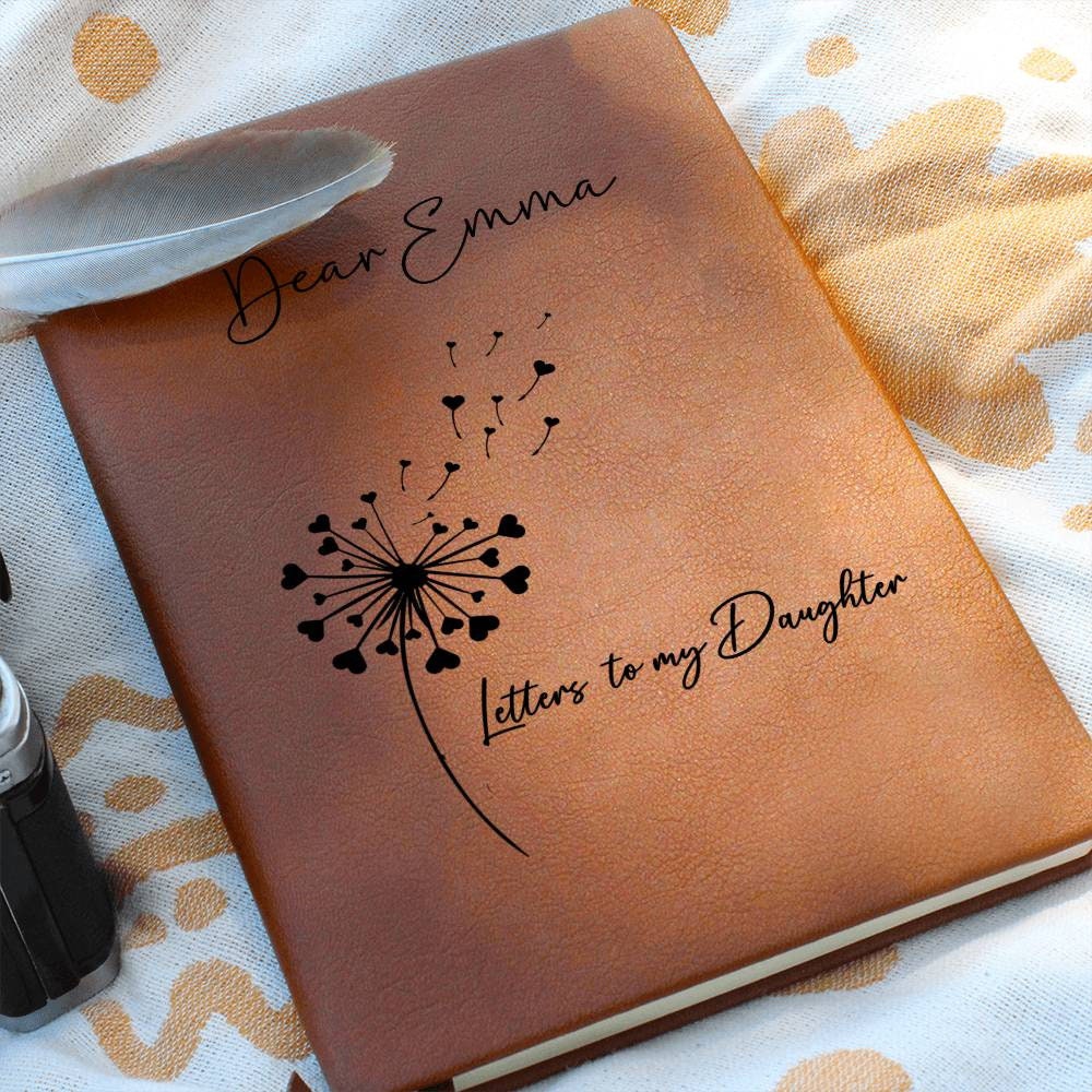 Letters to my Daughter Personalised journal – gift for new mom – view 4
