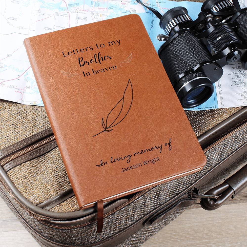 Loss Of Brother Grief Journal Memorial gift Brother – view 4