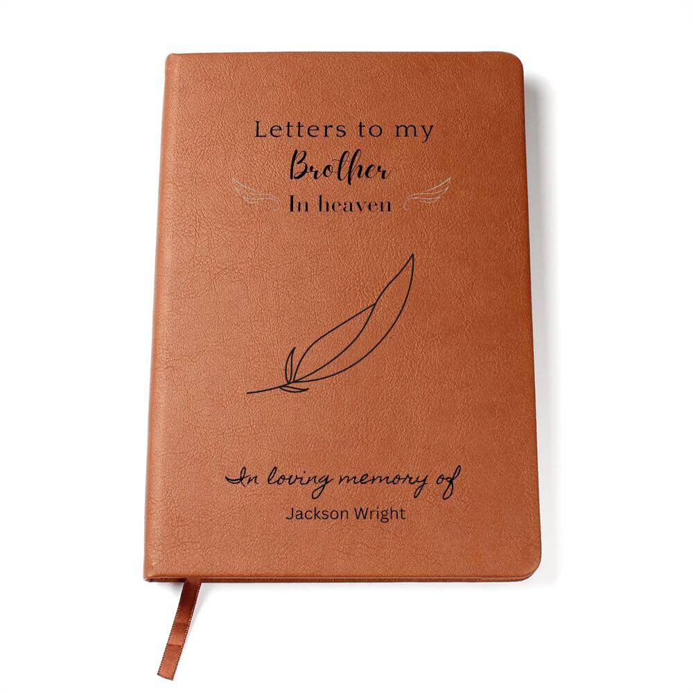 Loss Of Brother Grief Journal Memorial gift Brother , Letters to Brother, Brother Memorial Gift, Brother Remembrance Gift, Brother In Heaven