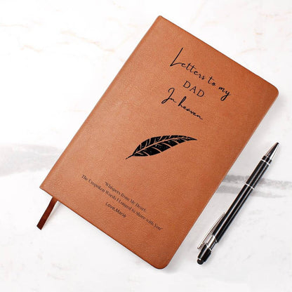 Letters to my Dad in heaven Loss of Father Grief Journal Dad Memorial – view 4