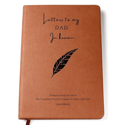 Letters to my Dad in heaven Loss of Father Grief Journal Dad Memorial – view 2