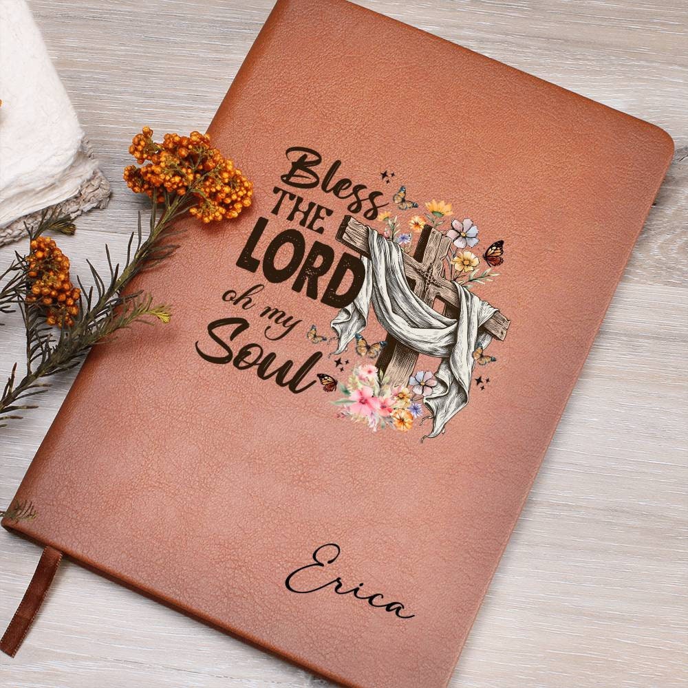 Bible Prayer Journal for women Devotional journal Christian Gift Religious Journal Faith Gifts, Bless the Lord of my Soul Journal