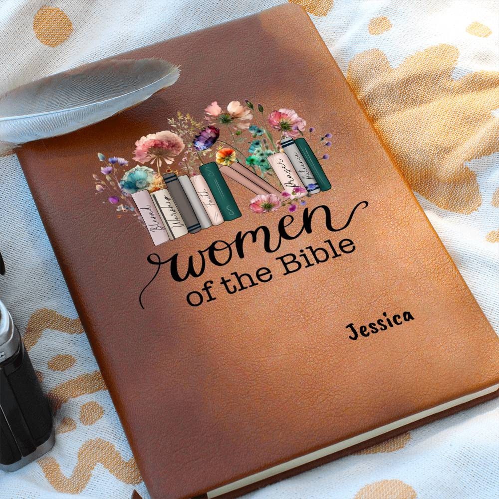 Women of the Bible Prayer Journal, Devotional Journal for Women Faith Christian Notebook, Sermon notes, Bible study gift, Gratitude Journal