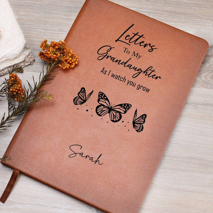Letters to my Granddaughter Personalized Leather Journal Keepsake