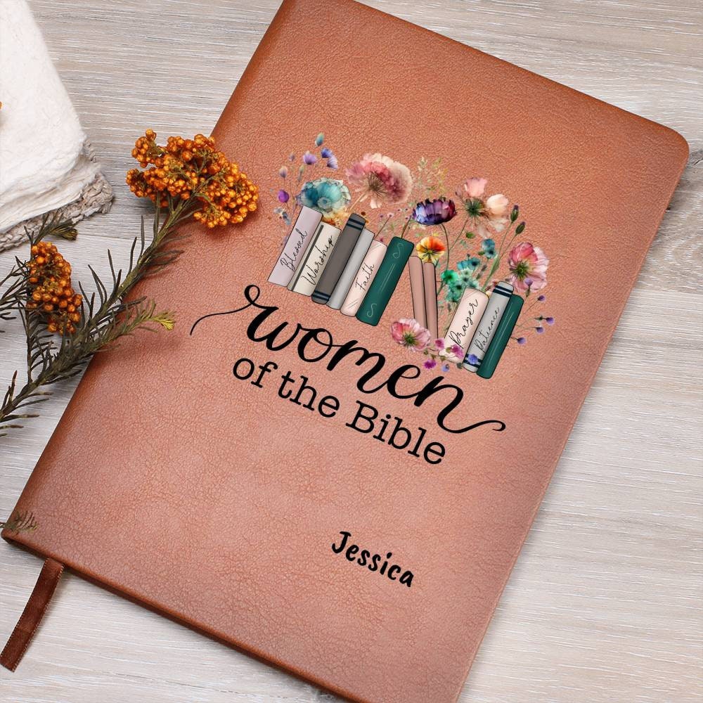 Women of the Bible Prayer Journal, Devotional Journal for Women Faith Christian Notebook, Sermon notes, Bible study gift, Gratitude Journal