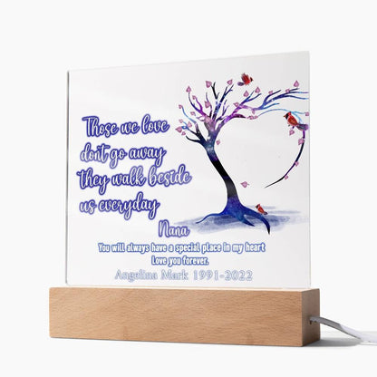 Loss of Nana Memorial Plaque – Grandma Bereavement Gift – view 6