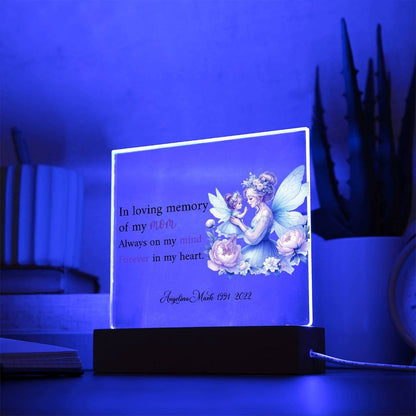 Loss of Mom Gifts Memorial Gift Acrylic Plaque – view 3