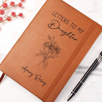 Personalizable Journal Letters to My Daughter – mother daughter gift – view 5