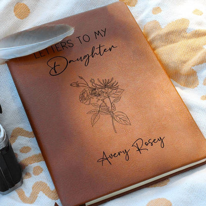 Personalizable Journal Letters to My Daughter – mother daughter gift – view 4