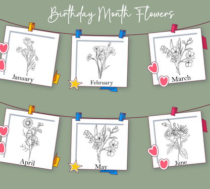 Birth Flower Letters To My Granddaughter As I watch you grow Grandma – view 2