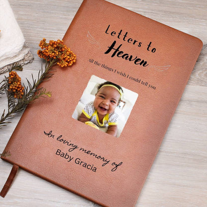 Letters to Heaven Customizable vegan Leather Journal – Grief