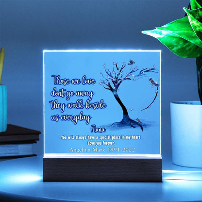 Loss of Nana Memorial Plaque – Grandma Bereavement Gift – view 3