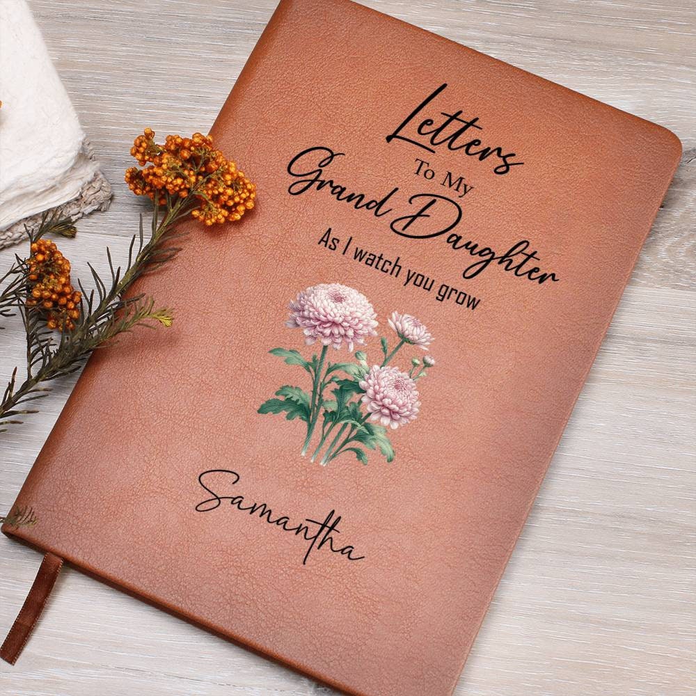 Letters To My Granddaughter Journal- Personalized Message Journal – view 10