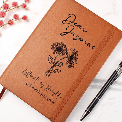 Letters to My Daughter As I watch you grow personalized journal – view 4