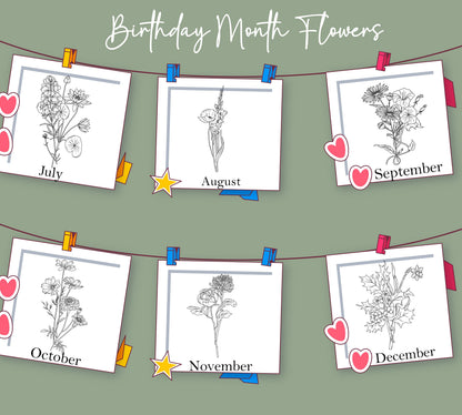 Birth Flower Letters To My Granddaughter As I watch you grow Grandma – view 3