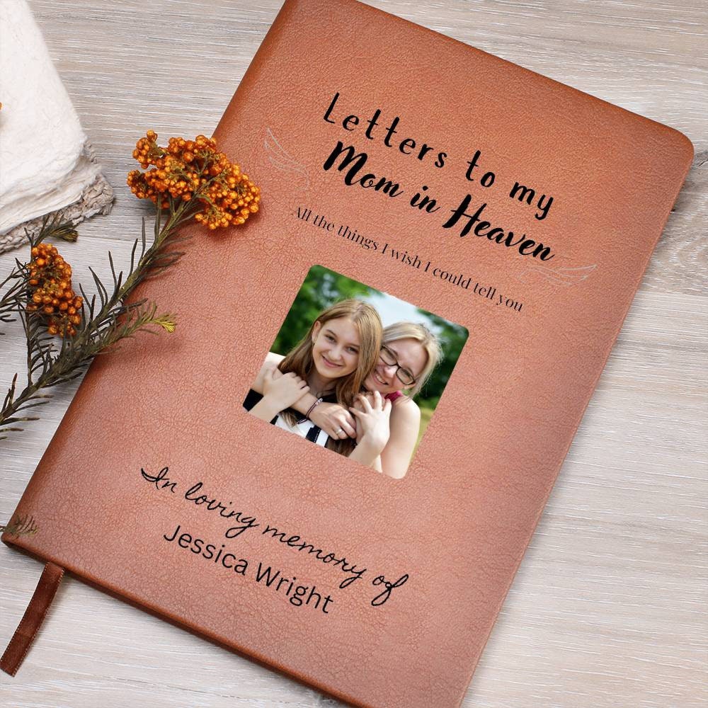 Customizable Letters to My Mom in heaven Journal, Mom in Heaven, loss of Mother gift, Remembrance Gift, condolence gift, Grief Journal