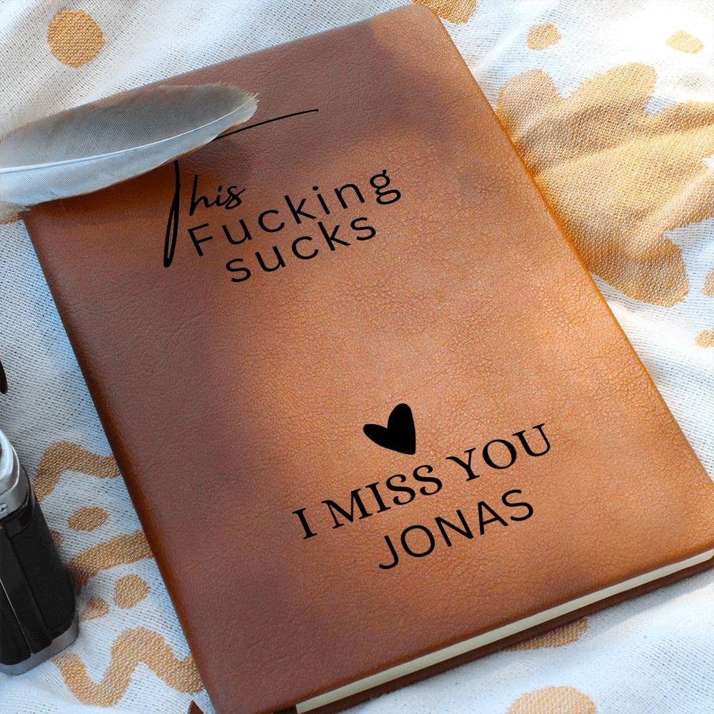 Husband Memorial Journal – Sympathy Gift – view 5