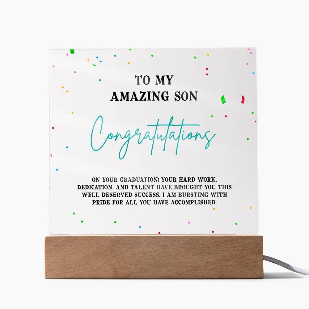 Class of 2024 Graduation Gift for Son – University grad son – view 7