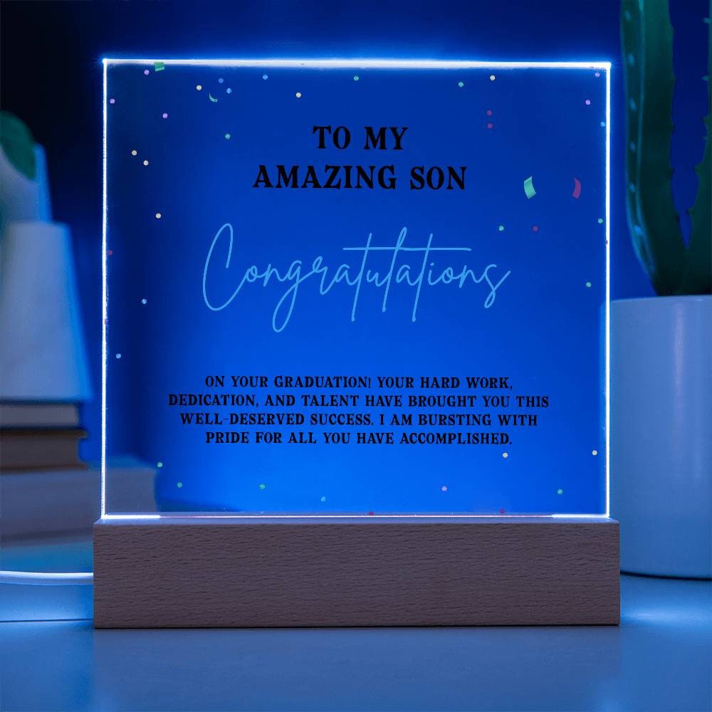 Class of 2024 Graduation Gift for Son – University grad son – view 4