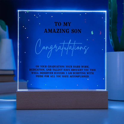 Class of 2024 Graduation Gift for Son – University grad son – view 4