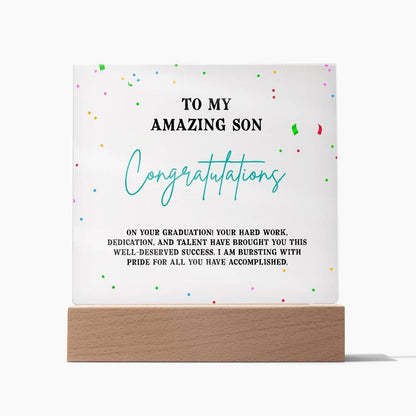 Class of 2024 Graduation Gift for Son – University grad son – view 3