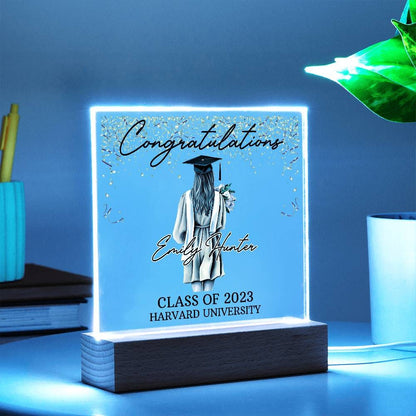 Personalized Graduation Plaque – Class of 2024 College Grad Gift – view 3