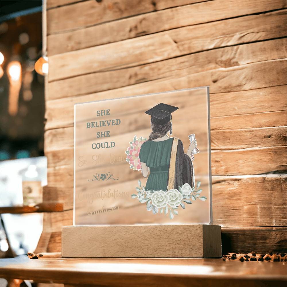 She Believed Graduation Gift for Daughter | Class of 2024 College Grad | Custom Grad for High School Graduation | Graduate gift