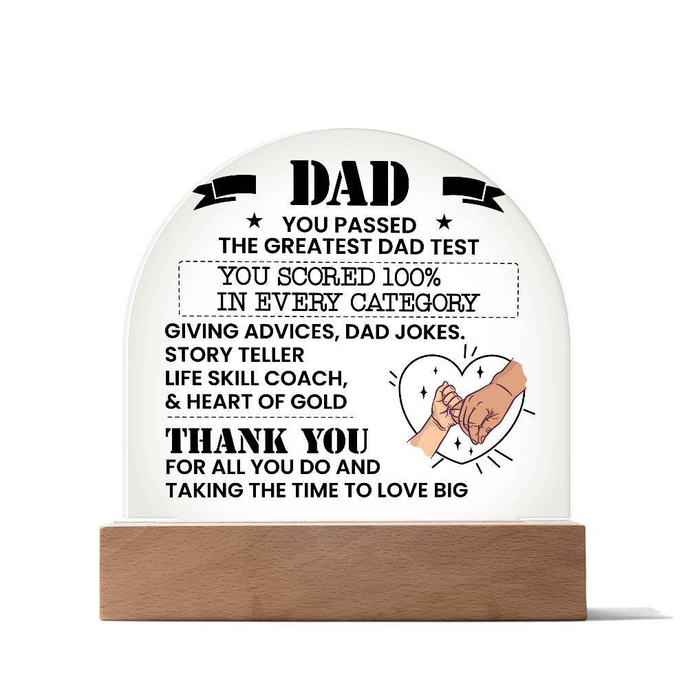 Greatest dad gift, dad birthday, dad birthday gift, gift for dad, daddy gift, gift from son, dad christmas gift, gift for father, best dad