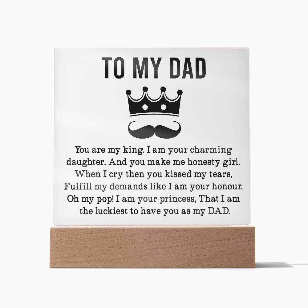 Dad Personalized Acrylic Plaque – Gift for Dad – view 6