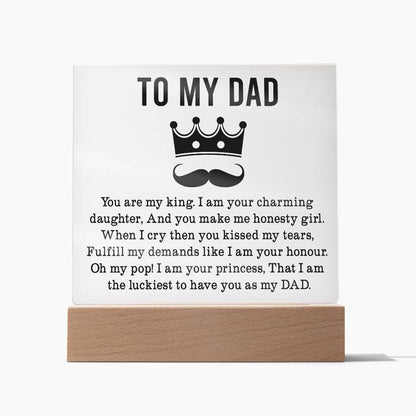 Dad Personalized Acrylic Plaque – Gift for Dad – view 6