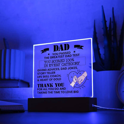 Dad Personalized Acrylic Plaque – Gifts for Daddy – view 10