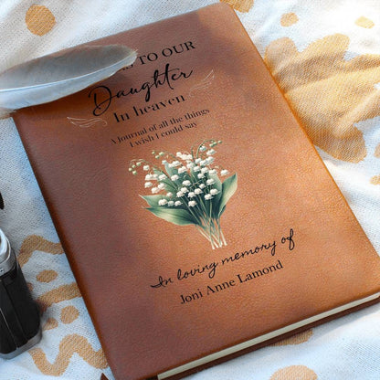 Daughter in heaven Grief Journal – pregnancy loss gift – view 8
