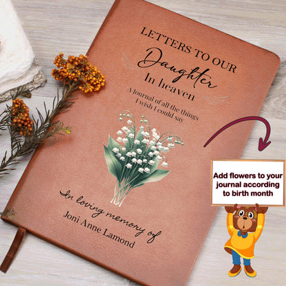 Daughter in heaven Grief Journal – pregnancy loss gift