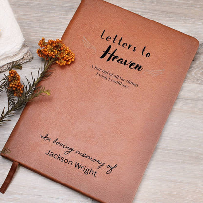Letters to heaven grief journal – sympathy gift