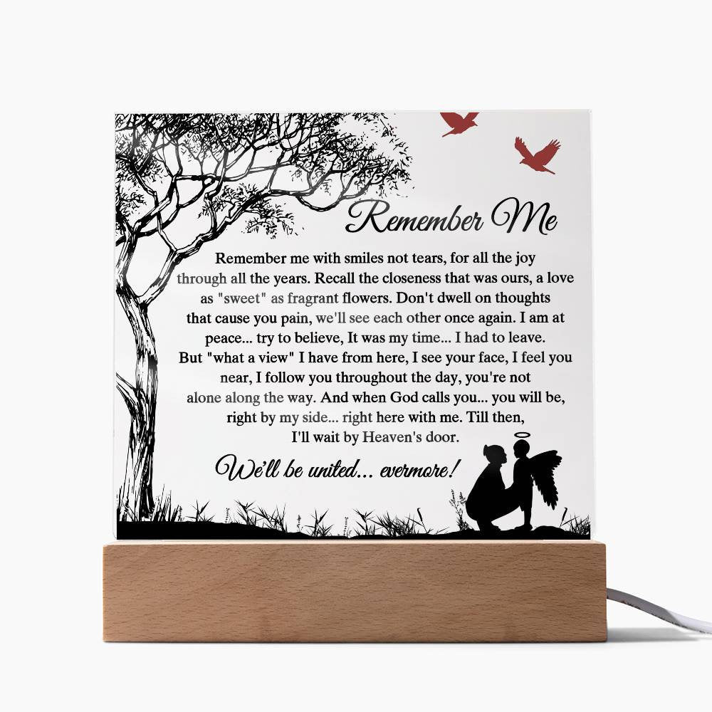 Remember me Baby Loss Memorial Plaque Baby Stillborn Gift for Mom Miscarriage Gift Infant Loss Gifts Stillbirth Memorial Sign Angel Baby Los