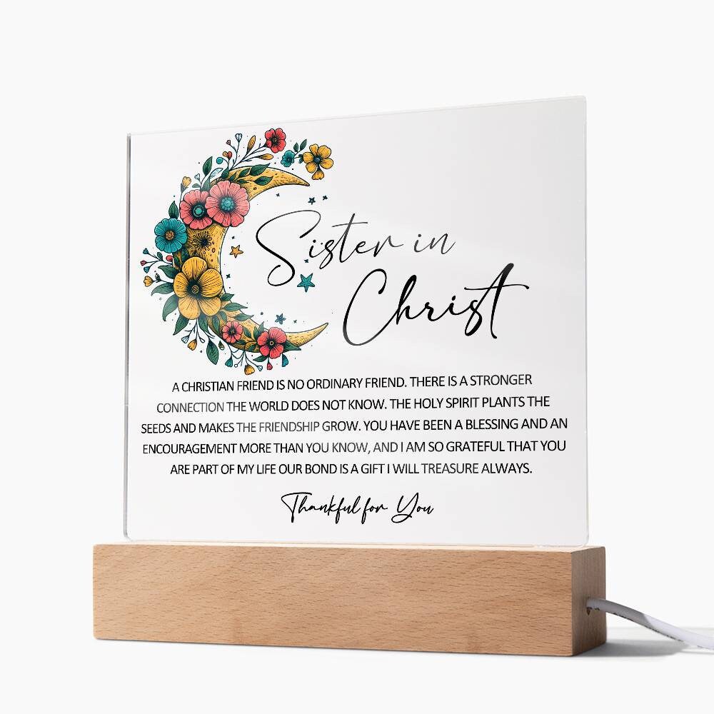 Sister in Christ Friendship Christmas Gift Christian Thank you Friend – view 10