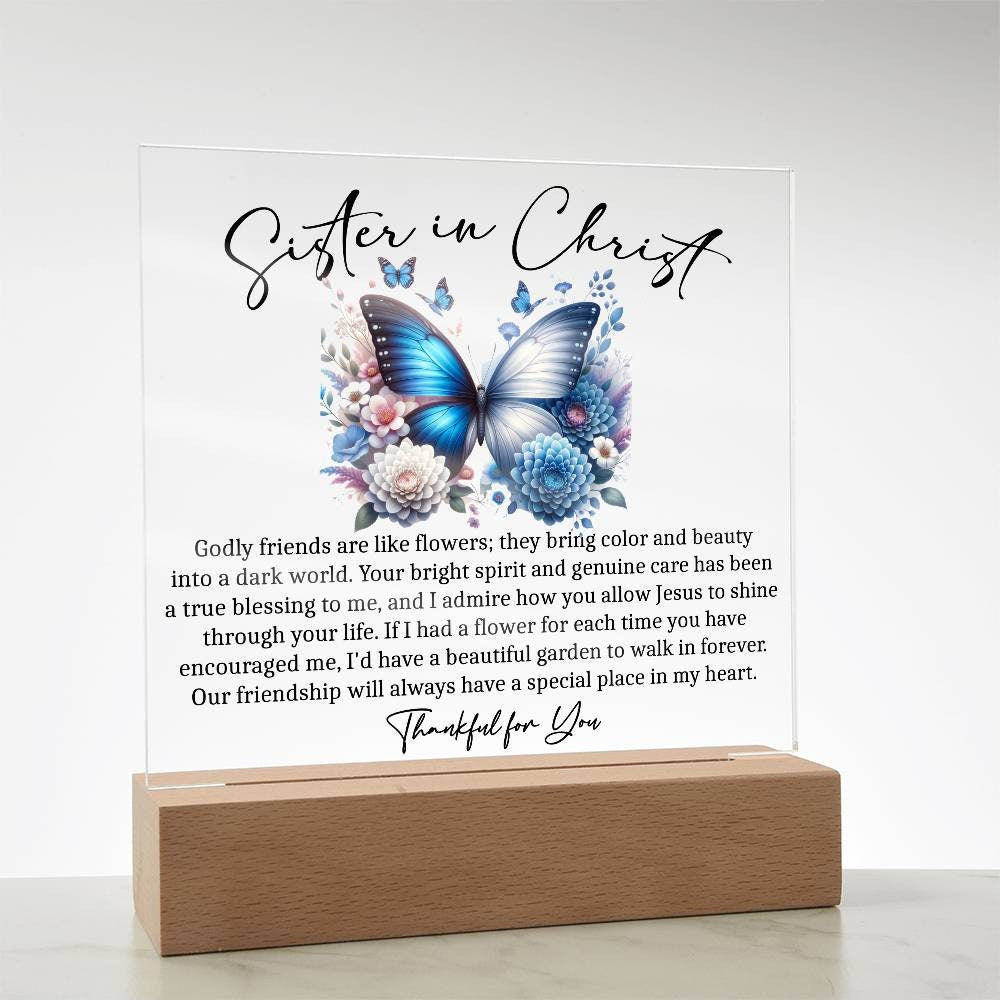 Sister in Christ Friendship Gift Christian Christmas gift Thank you – view 7
