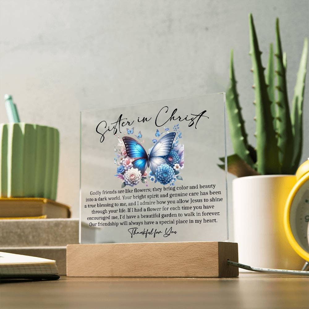 Sister in Christ Friendship Gift Christian Christmas gift Thank you – view 3
