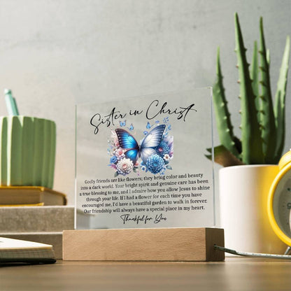 Sister in Christ Friendship Gift Christian Christmas gift Thank you – view 3