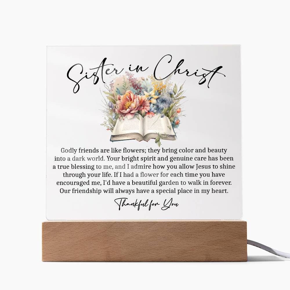 Sister in Christ Christian Mentor Gifts for Women of Faith Friendship – view 8