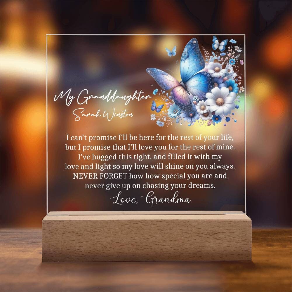 Granddaughter gift Acrylic Plaque – view 8