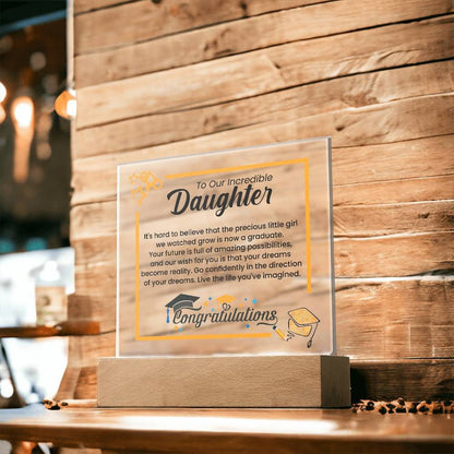 Personalized Graduation Plaque for Daughter – view 9